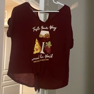 Disney Food and Wine Epcot 25th anniversary shirt